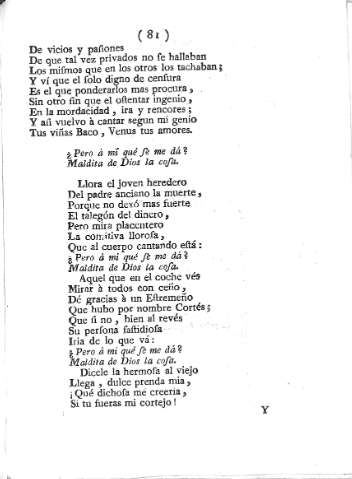 Canción de un Patriota retirado á su Aldea