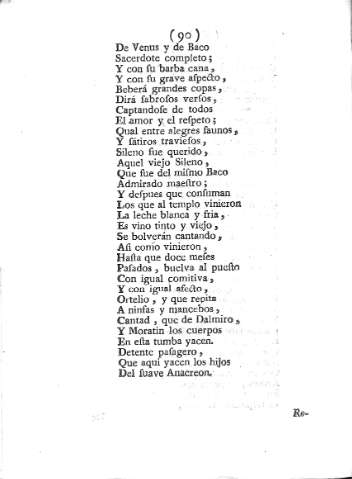 Renunciando al amor y á la Poesía Lyrica con motivo de la muerte de Philis