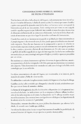Consideraciones sobre el modelo de ficha utilizado, 13