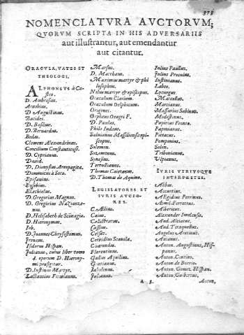 Nomenclatvra Avctorvm. 373