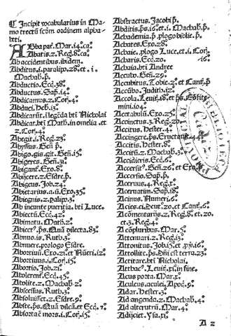 Vocabularius in mamotrectum... 