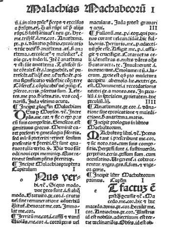 Malachias y Machaheorum