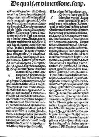 De quali et dimensione