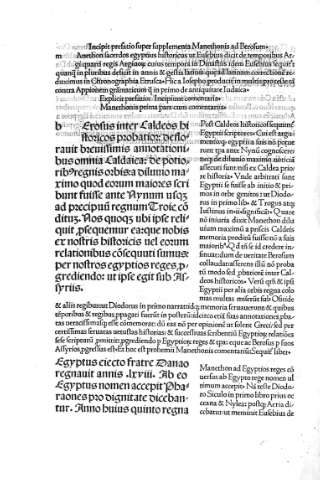Super supplementa Manethonis ad Berosum