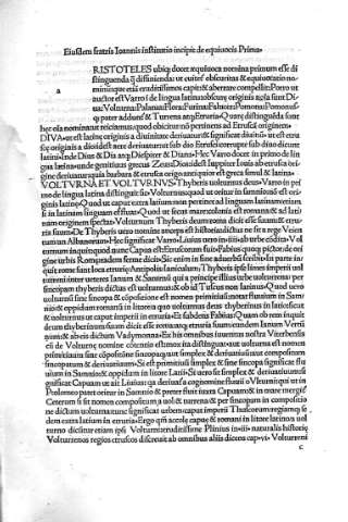 c [Eiusdem Ioannis institutio incipit de equiuocis Prima