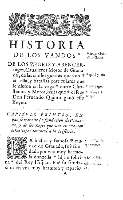 Historia de los vandos. Capítulo primero