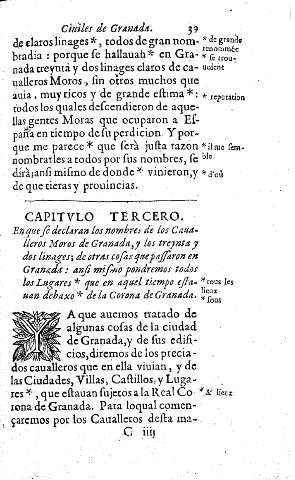 Capítulo tercero