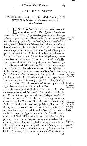 Capitulo Sexto. Continua a la misma materia...