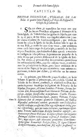 Capitulo III. Pruebas inconclusas tomadas de las bulas...