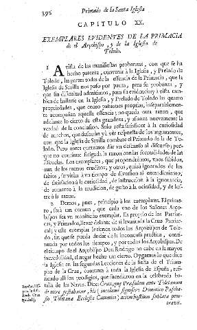 Capitulo XX. Exemplares evidentes de la Primacia...