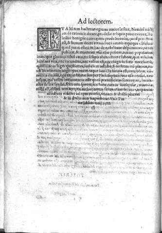 Ad lectorem