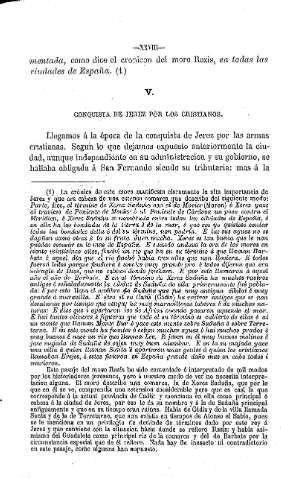 V. Conquista de Jerez por los cristianos