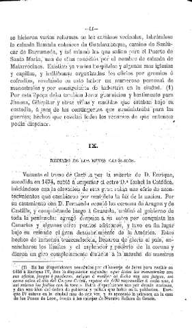 IX. Reinado de los Reyes Católicos
