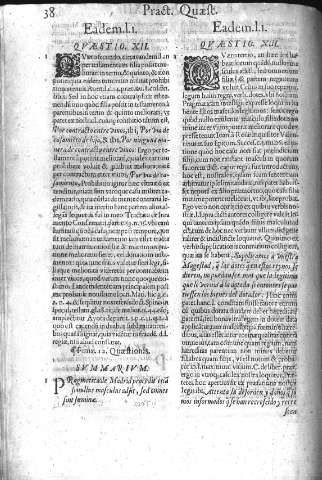 Qvaestio XII. Qvaestio XIII