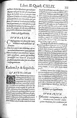 Qvaestio CXLIX