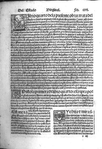 Libro quarto... Epistola primera...
