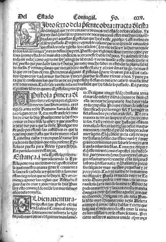 Libro sexto... Epistola primera...