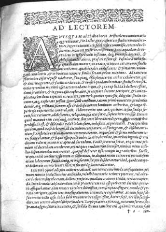 Ad lectorem