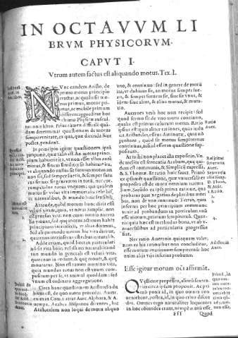 In Octavvm Librvm. Capvt I