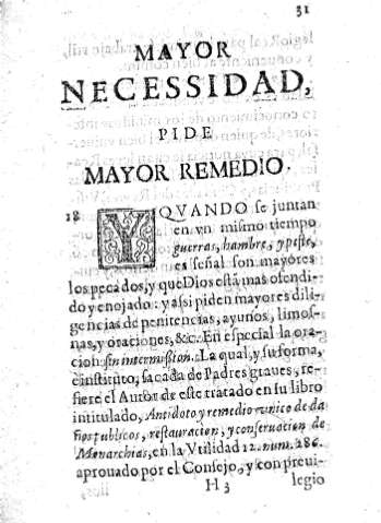 Mayor necesidad pide mayor remedio