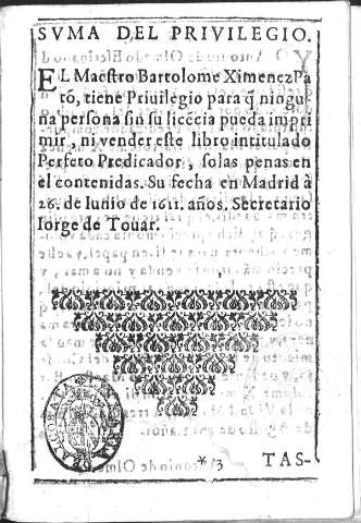 Svma del Privilegio