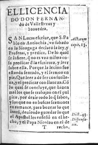 El Licenciado Don Fernando de Vallesteros y Saauedra