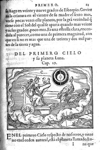 Del primero cielo y su planeta Luna. Cap. 29