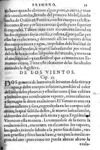 De los vientos. cap. 33