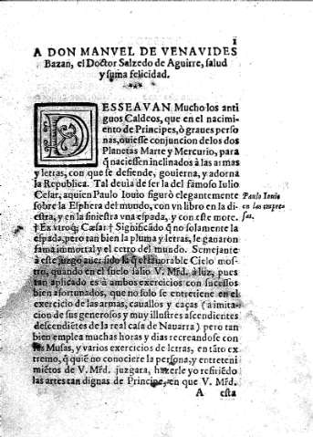 A Don Manuel de Venavides
