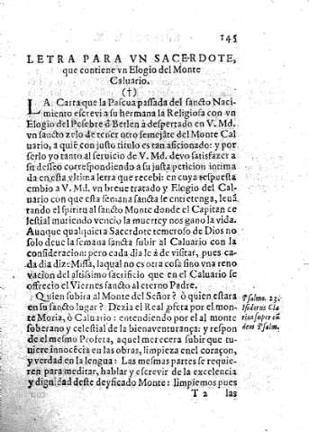 Letra para un sacerdote ...