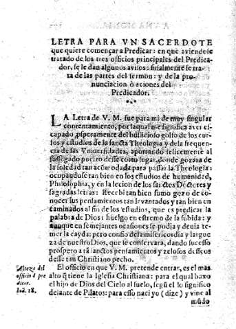 Letra para un sacerdote que quiere comenzar a predicar ...