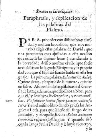Paraphrasis, y explicacion de las palabras del Psalmo 