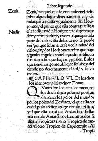 Capitulo VI. De los circulos menores y delas cinco delas zonas. 