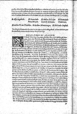 Privilegio de Aragon