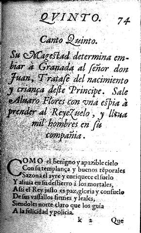 Canto Quinto