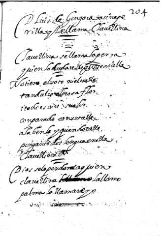 D. Luis de Gongora