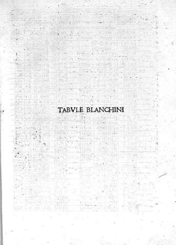 [Tabule Blanchini]