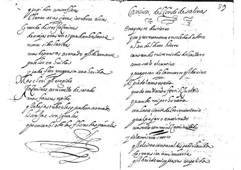 Cancion del Conde de Salinas