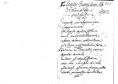 Elogios Tumulares a la Muerte del Rey felipe 3...