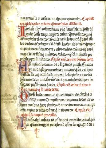 Capitulo XIII q fabla de los cofrades