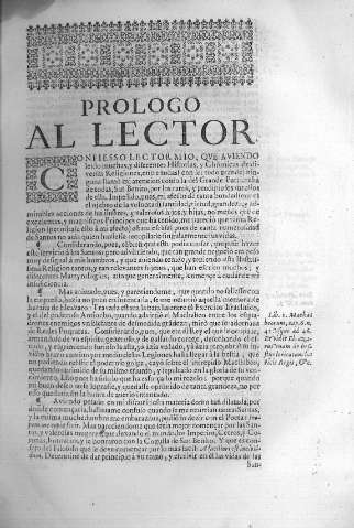 Prologo al lector