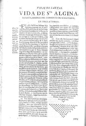 Vida de Sta Algina