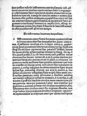 [De instrumento horarum inequalium]