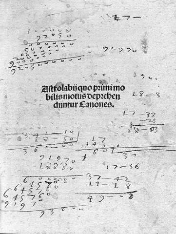 [Astrolabii quo primi mobilis motus deprehenduntur Canones]
