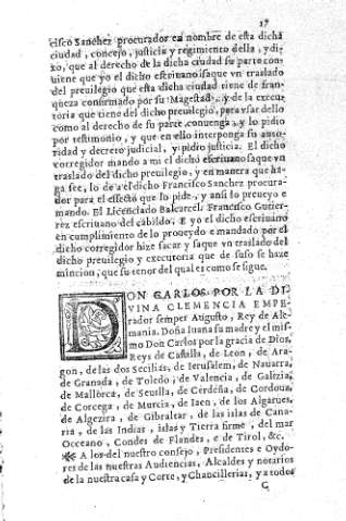 Don Carlos por la divina clemencia emperador