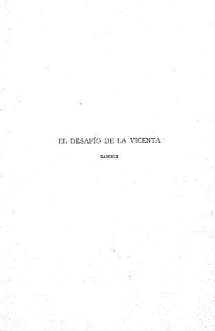 El desafío de la Vicenta (sainete)