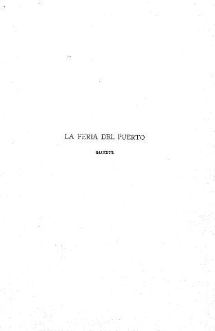 La feria del Puerto (sainete)
