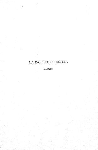 La inocente Dorotea (sainete)