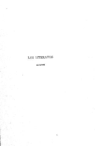 Los literatos (sainete)