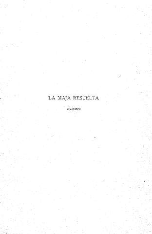 La maja resuelta (sainete)